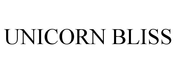 Trademark Logo UNICORN BLISS