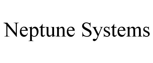  NEPTUNE SYSTEMS