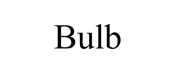 Trademark Logo BULB