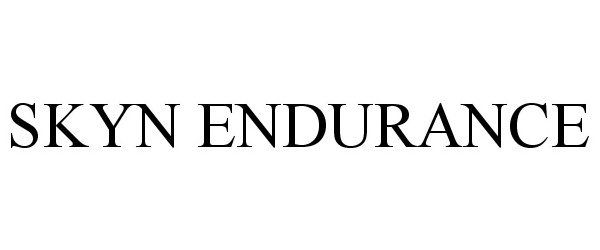 Trademark Logo SKYN ENDURANCE