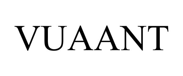 Trademark Logo VUAANT