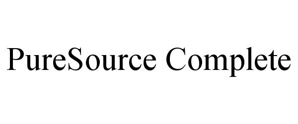 Trademark Logo PURESOURCE COMPLETE