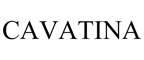 Trademark Logo CAVATINA