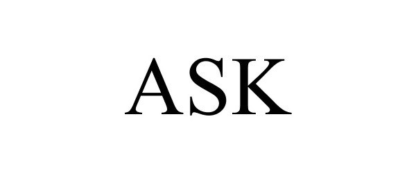 Trademark Logo ASK