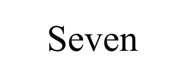 Trademark Logo SEVEN