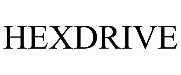 Trademark Logo HEXDRIVE