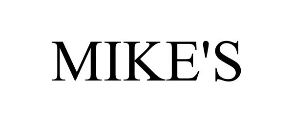 Trademark Logo MIKE'S