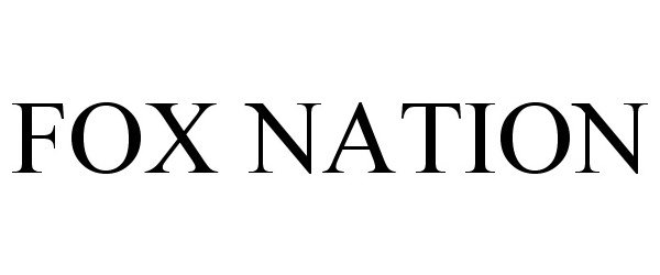 Trademark Logo FOX NATION