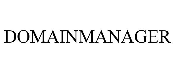 Trademark Logo DOMAINMANAGER