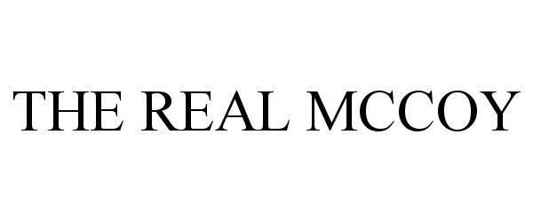 THE REAL MCCOY - Real Mccoy Spirits, Corp. Trademark Registration