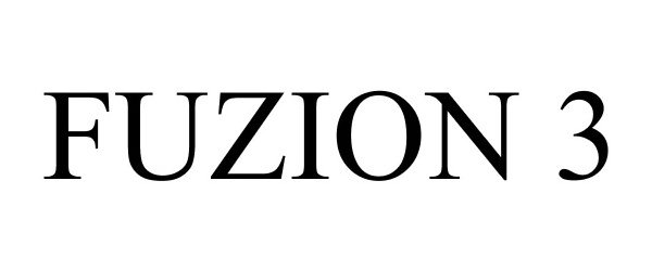 Trademark Logo FUZION 3