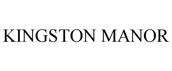 Trademark Logo KINGSTON MANOR