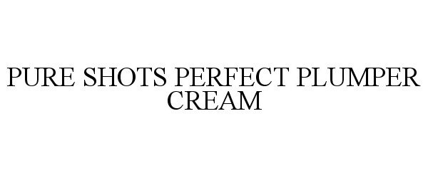  PURE SHOTS PERFECT PLUMPER CREAM