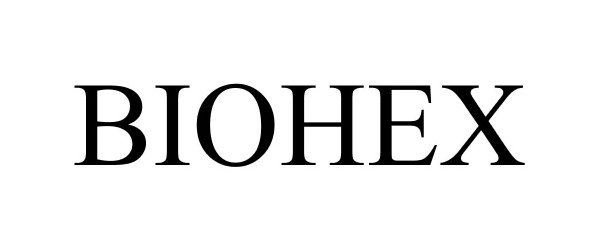Trademark Logo BIOHEX