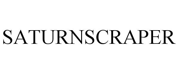 Trademark Logo SATURNSCRAPER