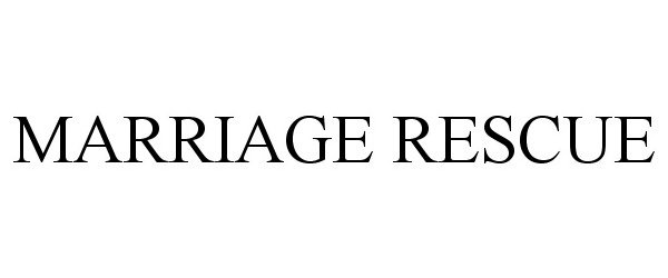  MARRIAGE RESCUE
