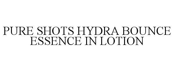  PURE SHOTS HYDRA BOUNCE ESSENCE IN LOTION