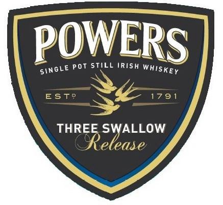  POWERS SINGLE POT STILL IRISH WHISKEY ESTD. 1791 THREE SWALLOW RELEASE