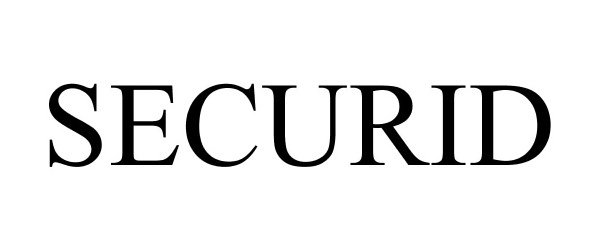 Trademark Logo SECURID