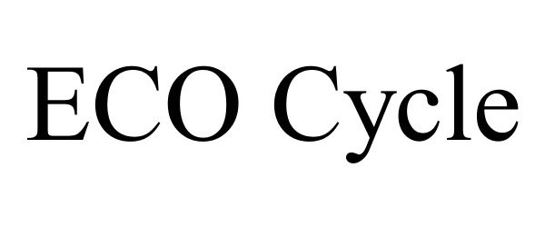Trademark Logo ECO CYCLE