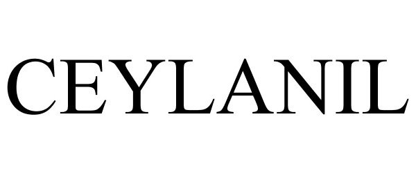 Trademark Logo CEYLANIL