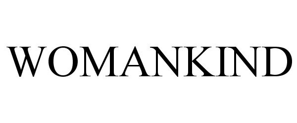 Trademark Logo WOMANKIND
