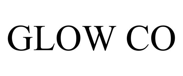 Trademark Logo GLOW CO
