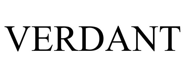 Trademark Logo VERDANT