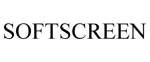Trademark Logo SOFTSCREEN