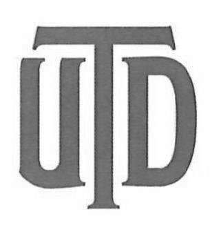 Trademark Logo UTD