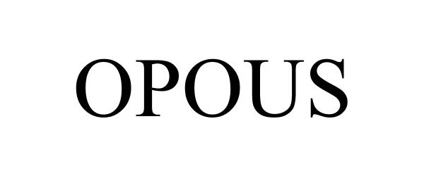 Trademark Logo OPOUS