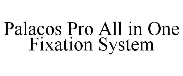  PALACOS PRO ALL IN ONE FIXATION SYSTEM