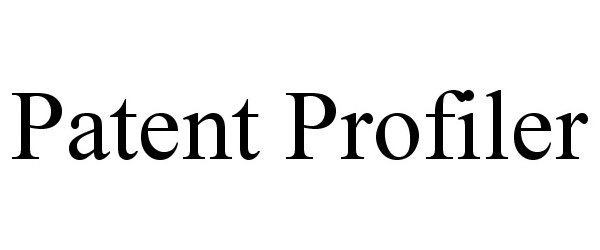 Trademark Logo PATENT PROFILER