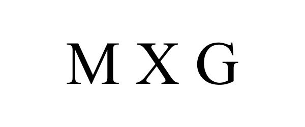 Trademark Logo M X G