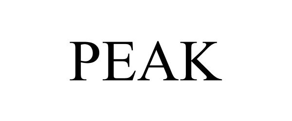 Trademark Logo PEAK