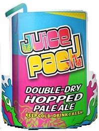  JUICE PACK DOUBLE-DRY HOPPED PALE ALE KEEP COLD DRINK FRESH