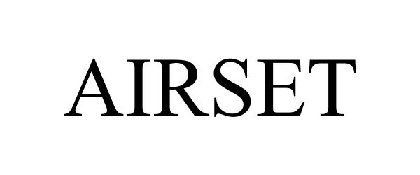 Trademark Logo AIRSET
