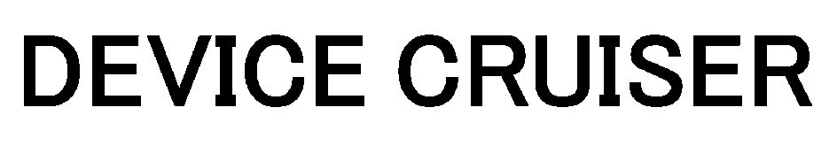 Trademark Logo DEVICE CRUISER