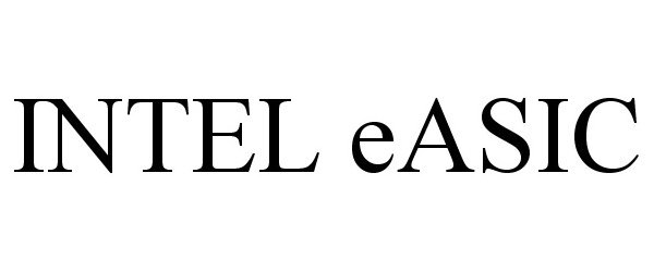 Trademark Logo INTEL EASIC