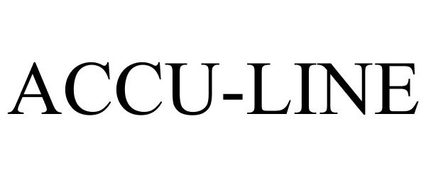 Trademark Logo ACCU-LINE