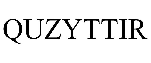 Trademark Logo QUZYTTIR
