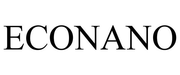 Trademark Logo ECONANO