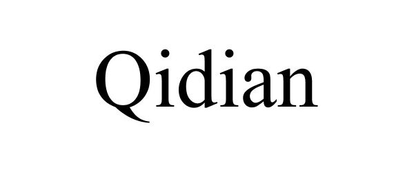 Trademark Logo QIDIAN