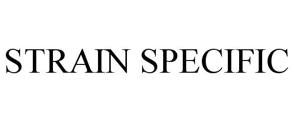 Trademark Logo STRAIN SPECIFIC