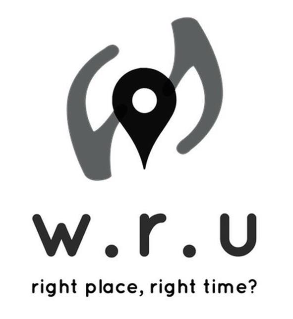 Trademark Logo W.R.U RIGHT PLACE,RIGHT TIME?