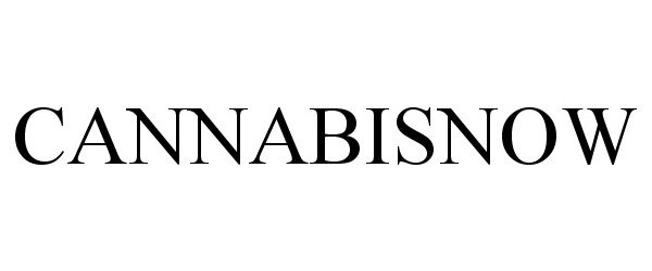 Trademark Logo CANNABISNOW