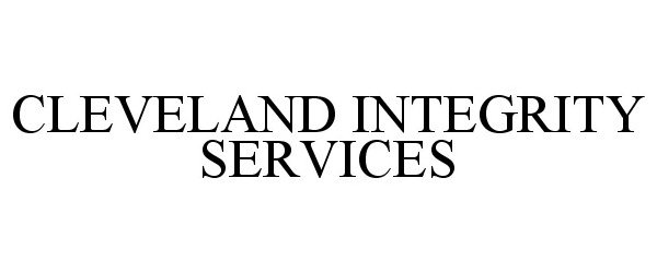  CLEVELAND INTEGRITY SERVICES