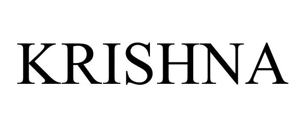 Trademark Logo KRISHNA