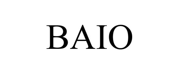 Trademark Logo BAIO