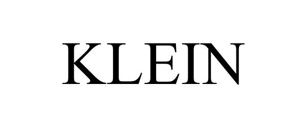 Trademark Logo KLEIN